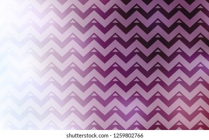 Light Purple vector layout with lines, triangles. Glitter abstract illustration with triangular shapes. Pattern for commercials.