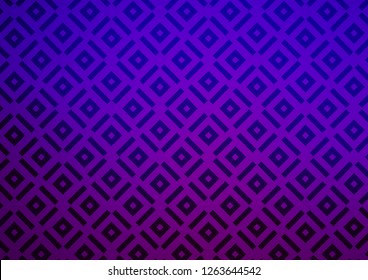 Light Purple vector layout with lines, rectangle. Shining colorful illustration with lines, rectangles. Pattern for websites, landing pages.
