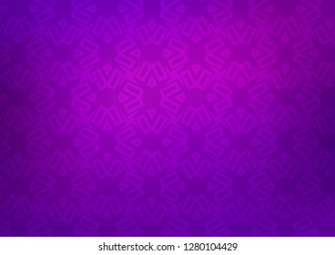 Light Purple vector layout with lines, rectangles. Glitter abstract illustration with squares, lines. Pattern can be used for websites.