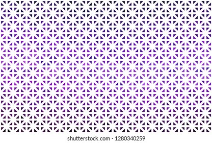 Light Purple vector layout with lines, triangles. Illustration with set of colorful triangles. Pattern for commercials.