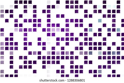 Light Purple vector layout with lines, rectangles. Abstract gradient illustration with rectangles. Pattern for commercials.