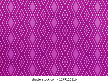Light Purple vector layout with lines, rectangle. Colorful illustration with lines, cubes on abstract template. Smart design for your business advert.