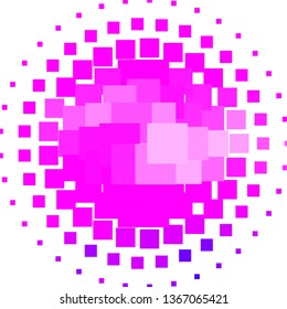 Light Purple vector layout with lines, rectangles. Colorful illustration with gradient rectangles and squares. Pattern for websites, landing pages.