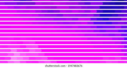 Light Purple vector layout with lines. Gradient illustration with straight lines in abstract style. Pattern for ads, commercials.