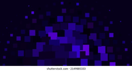 Hellviolettes Vektorlayout mit Linien, Rechtecken. Abstrakte Farbverlauf-Abbildung mit Rechtecken. Muster für Werbung, Werbung.