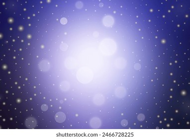 Hellviolette Vektorgrafik im Neuen Jahr Stil. Bunte Illustration mit Weihnachtsmusiken und Zeichen. Muster für Anzeigen, Poster, Banner von Büchern.