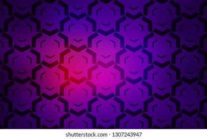 Light Purple vector layout with wry lines. A shining illustration, which consists of curved lines. Template for cell phone screens.