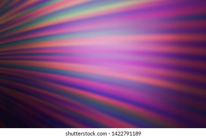 Light Purple vector layout with wry lines. Creative illustration in halftone style with gradient. A completely new template for your design.