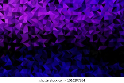 Light Purple vector low poly background. Shining colored illustration in a brand-new style. The polygonal design can be used for your web site.
