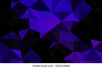 Light Purple vector low poly background. Modern geometrical abstract illustration with gradient. The completely new template can be used for your brand book.