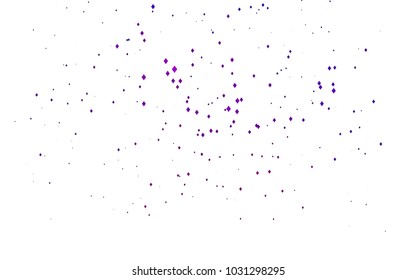 Light Purple vector low poly background. A sample with a polygonal design. Illustration in polygonal style with repeating squares