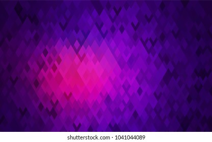 Light Purple vector low poly background. A sample with a polygonal design. Illustration in polygonal style with repeating squares