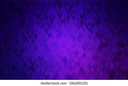 Light Purple vector low poly background. A sample with a polygonal design. Illustration in polygonal style with repeating squares