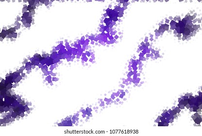 Light Purple vector low poly background. A sample with a polygonal design. Illustration in polygonal style with repeating squares