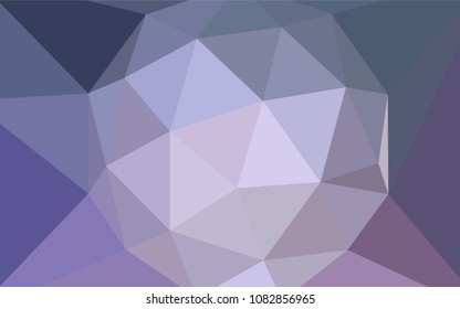 Light Purple vector low poly cover. A completely new color illustration in a polygonal style. A completely new design for your leaflet.