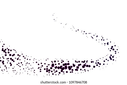 Light Purple vector low poly background. A sample with a polygonal design. Illustration in polygonal style with repeating squares