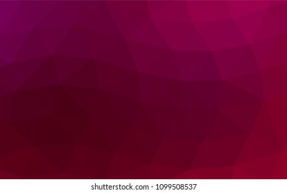 Light Purple vector low poly pattern. Modern geometrical abstract illustration with gradient. The best triangular design for your business.