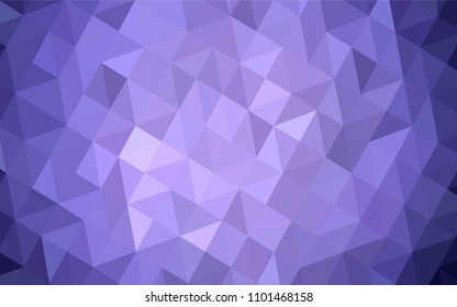 Light Purple vector low poly layout. Polygonal abstract illustration with gradient. Textured pattern for your backgrounds.