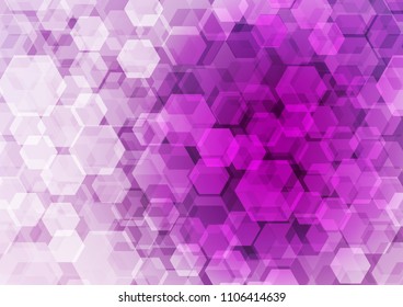 Light Purple vector low poly pattern. Glitter abstract illustration with an elegant design. The template can be used as a background for cell phones.