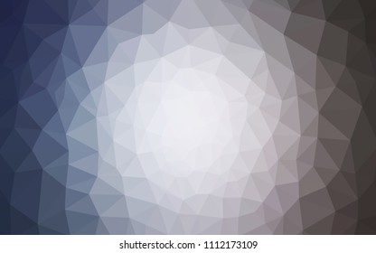 Light Purple vector low poly layout. Colorful illustration in abstract style with triangles. Triangular pattern for your design.