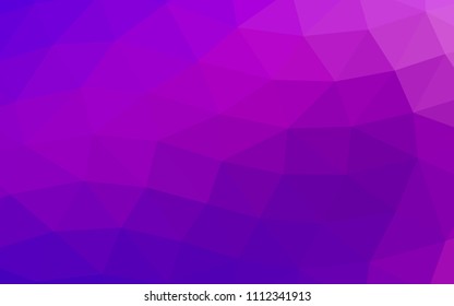Light Purple vector low poly low poly. Glitter abstract illustration with an elegant design. The textured pattern can be used for background.