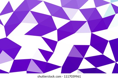 Light Purple vector low poly low poly. Shining colored illustration in a Brand new style. A new texture for your design.