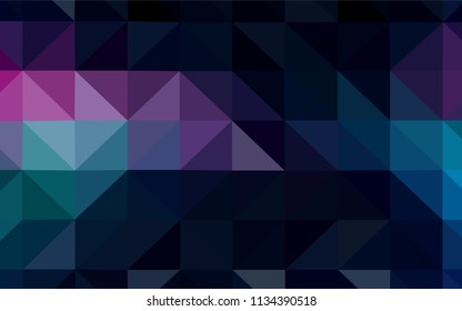 Light Purple vector low poly texture. Shining polygonal illustration, which consist of triangles. Brand new design for your business.