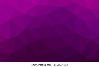 Light Purple vector low poly texture. Creative geometric illustration in Origami style with gradient. Brand new design for your business.