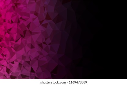 Light Purple vector low poly cover. Shining colored illustration in a Brand new style. The polygonal design can be used for your web site.