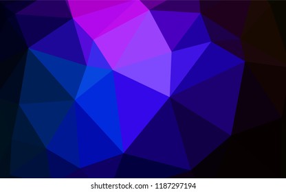 Light Purple vector low poly cover. A completely new color illustration in a polygonal style. Polygonal design for your web site.