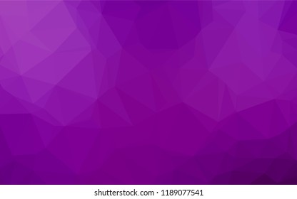 Light Purple vector low poly cover. A completely new color illustration in a vague style. The textured pattern can be used for background.