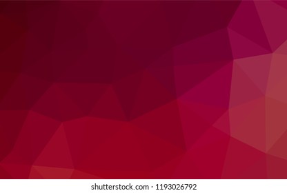 Light Purple vector low poly texture. Shining illustration, which consist of triangles. A new texture for your design.