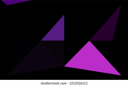 Light Purple vector low poly texture. A sample with polygonal shapes. A completely new design for your business.
