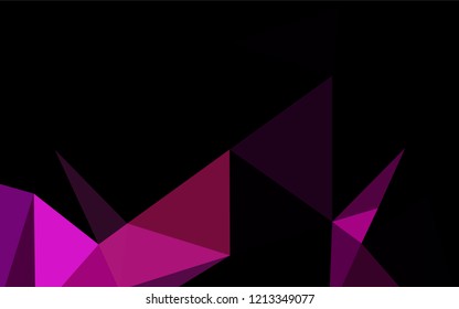 Light Purple vector low poly texture. A sample with polygonal shapes. The polygonal design can be used for your web site.