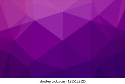Light Purple vector low poly layout. A vague abstract illustration with gradient. A new texture for your design.