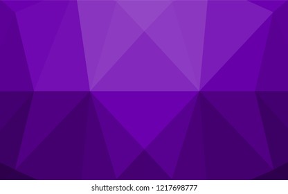 Light Purple vector low poly layout. Shining colored illustration in a Brand new style. The completely new template can be used for your brand book.