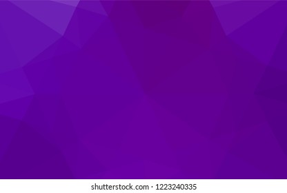 Light Purple vector low poly layout. An elegant bright illustration with gradient. The completely new template can be used for your brand book.