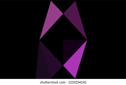 Light Purple vector low poly cover. A completely new color illustration in a vague style. The template can be used as a background for cell phones.