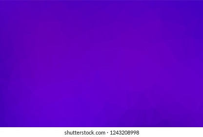 Light Purple vector low poly texture. Geometric illustration in Origami style with gradient.  Brand new style for your business design.