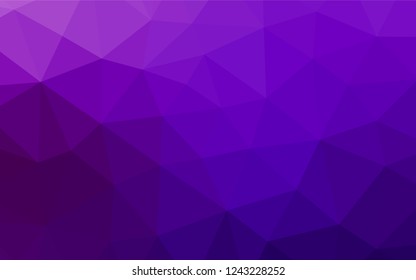 Light Purple vector low poly cover. An elegant bright illustration with gradient. A completely new template for your business design.