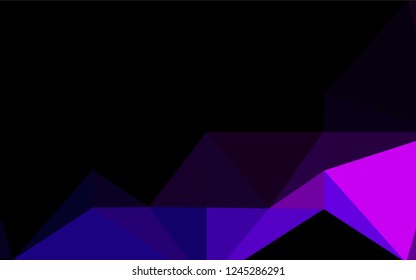Light Purple vector low poly texture. A vague abstract illustration with gradient. A completely new template for your business design.