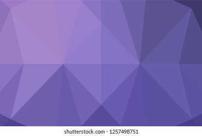 Light Purple vector low poly layout. Shining colored illustration in a Brand new style. A completely new template for your business design.