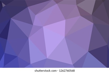 Light Purple vector low poly texture. A sample with polygonal shapes. Pattern for a brand book's backdrop.