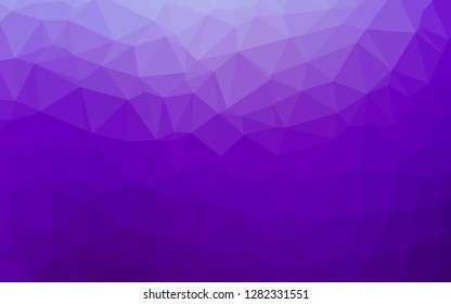 Light Purple vector low poly texture. A completely new color illustration in a vague style. Completely new template for your business design.