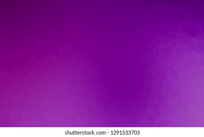 Light Purple vector low poly texture. A vague abstract illustration with gradient. Completely new design for your business.