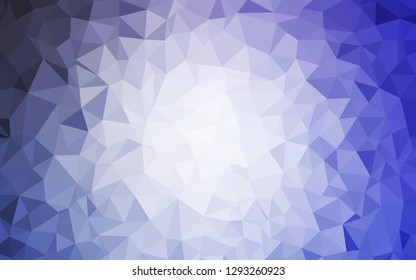 Light Purple vector low poly background. A sample with polygonal shapes. A completely new design for your leaflet.