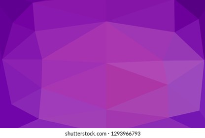 Light Purple vector low poly texture. Geometric illustration in Origami style with gradient. New texture for your design.