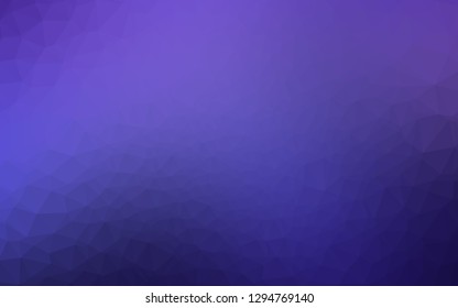 Light Purple vector low poly texture. Geometric illustration in Origami style with gradient. Triangular pattern for your business design.