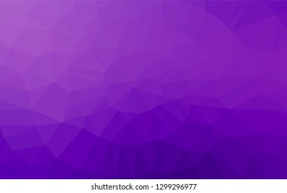 Light Purple vector low poly layout. Shining colored illustration in a Brand new style. A new texture for your design.