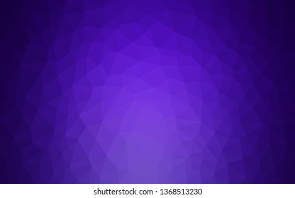 Light Purple vector low poly layout. Elegant bright polygonal illustration with gradient. Brand new style for your business design.